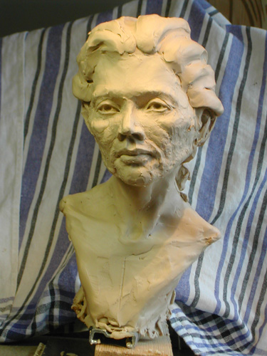 autumn_begins, portrait in clay