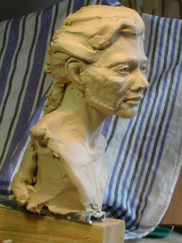 autumn_begins, portrait in clay