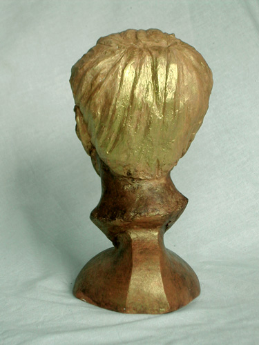 mjt, portrait in clay